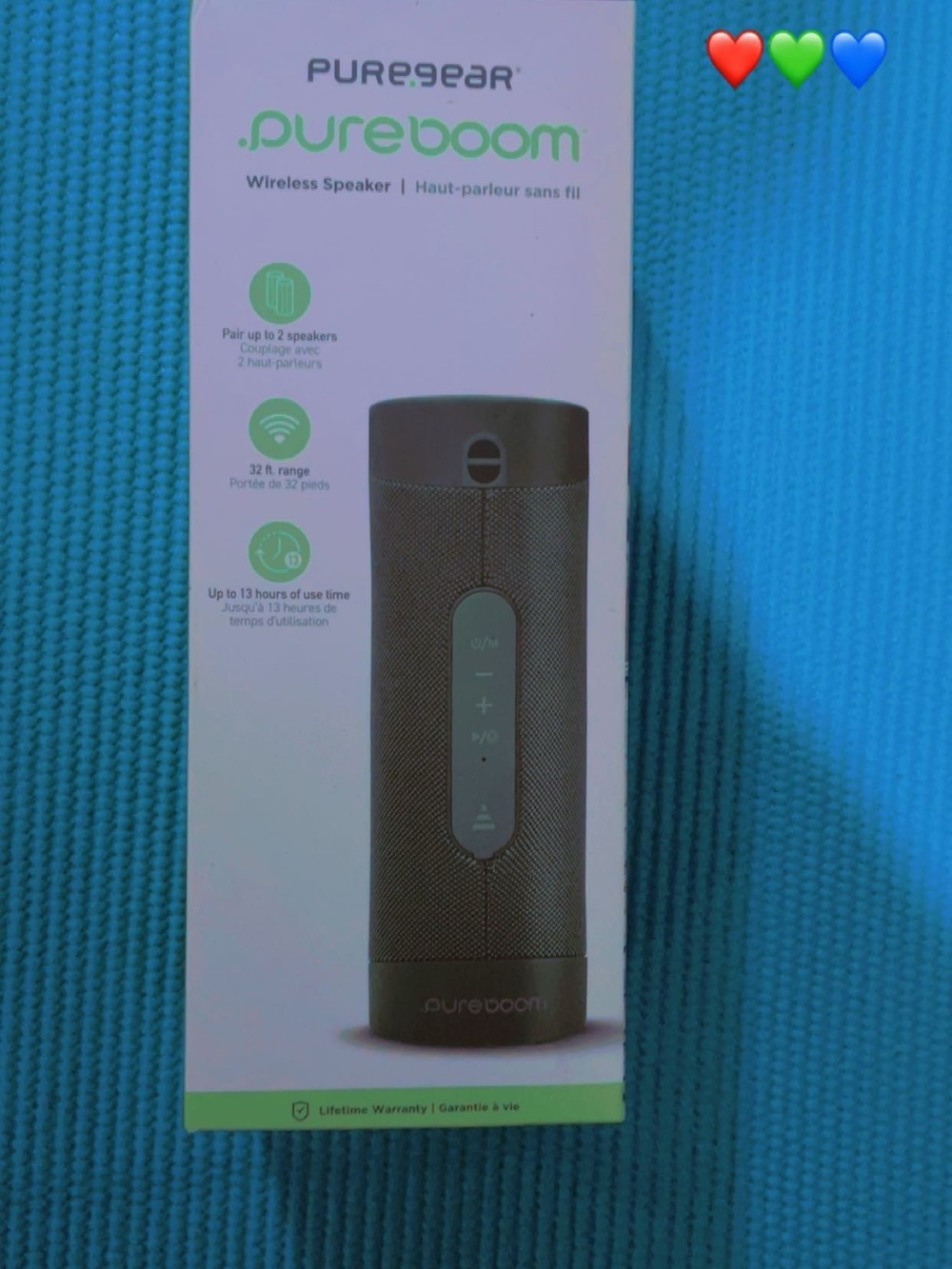 Puregear Pureboom Wireless Bluetooth Speaker - Black